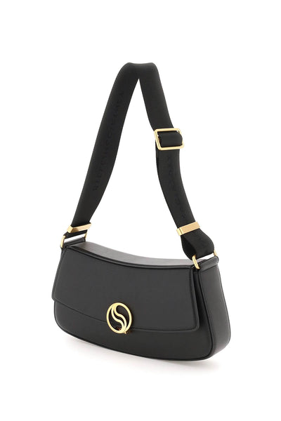 Stella mccartney s-wave shoulder bag 7B0025 WP0109 BLACK