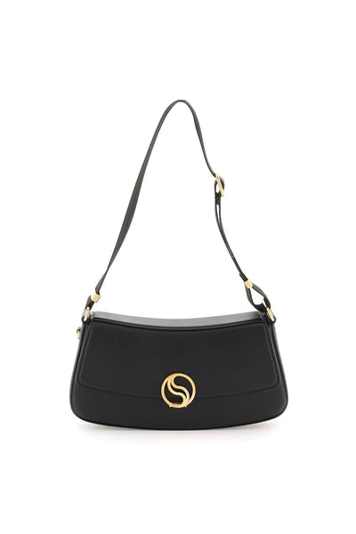 Stella mccartney s-wave shoulder bag 7B0025 WP0109 BLACK