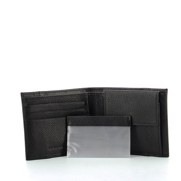 Piquadro - Wallet with coin pouch P15 Plus - PU4188P15S - NERO