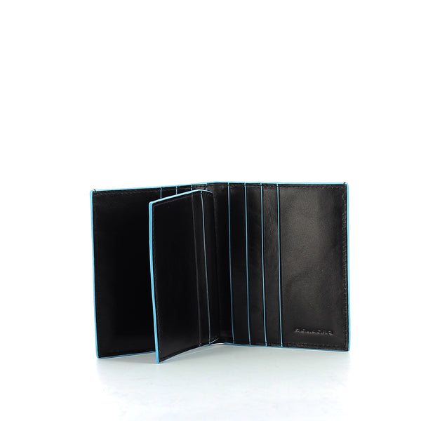 Piquadro - Credit card holder Blue Square - PP1518B2 - NERO