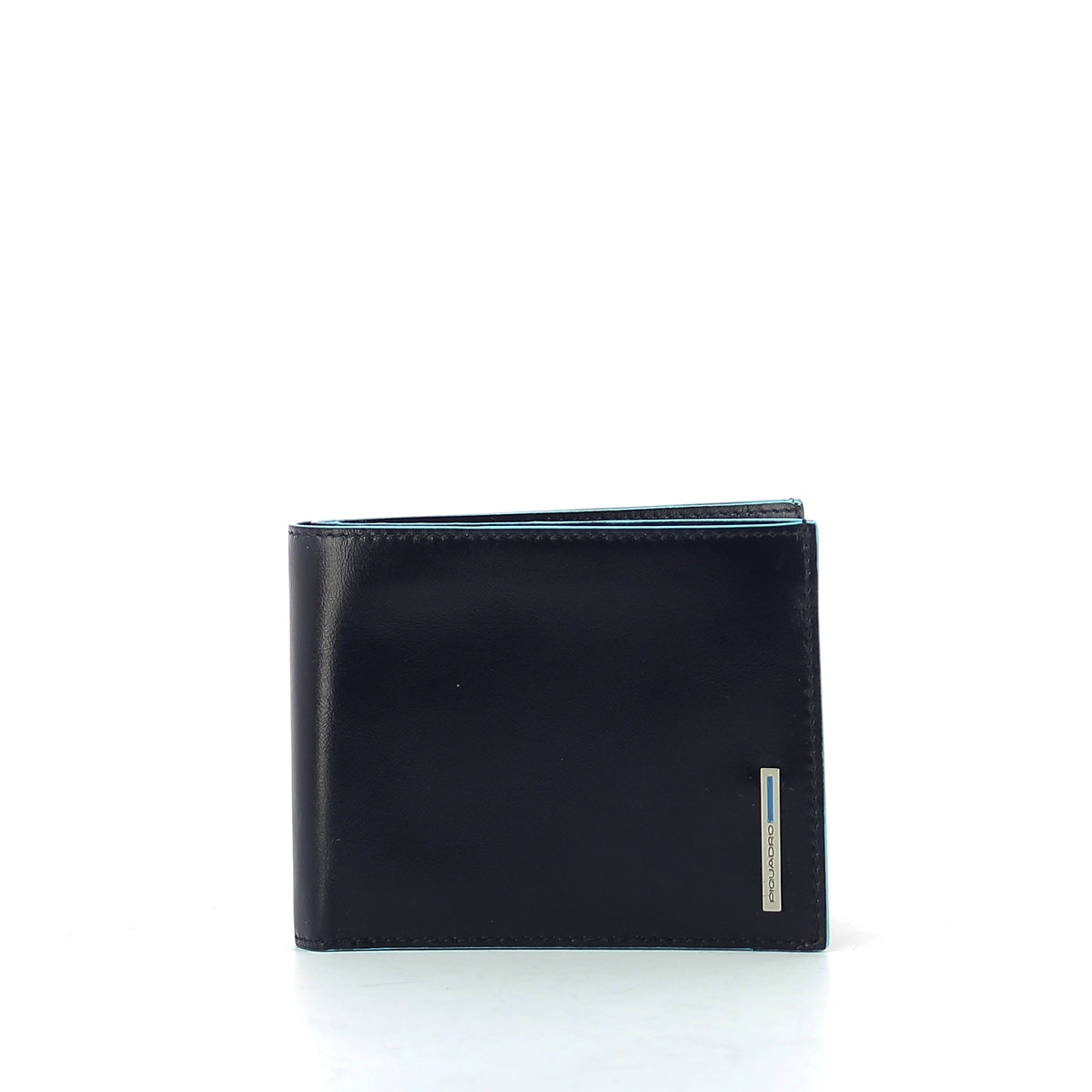 Piquadro-帶硬幣袋藍色方形的錢包-PU1239B2R -BLU/2