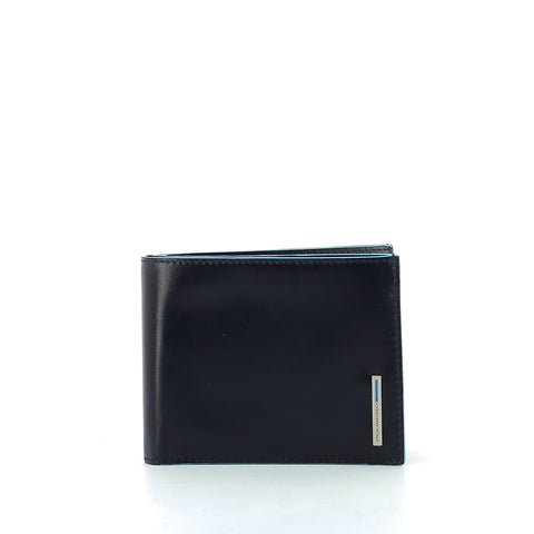Piquadro - Wallet with coin pouch Blue Square - PU1239B2R - BLU/2