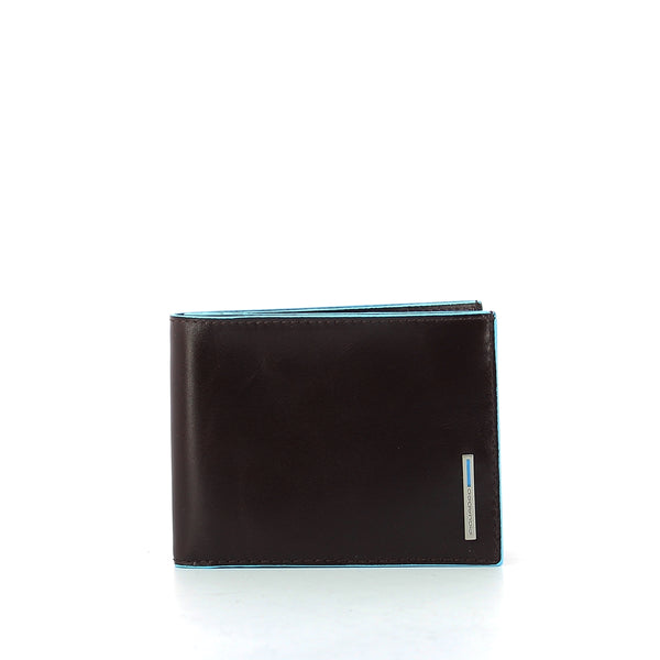 Piquadro - Men wallet with twelve slots Blue Square - PU1241B2R - MOGANO