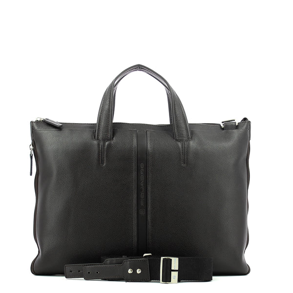 Piquadro - Expandable slim briefcase - CA4021X1 - MARRONE