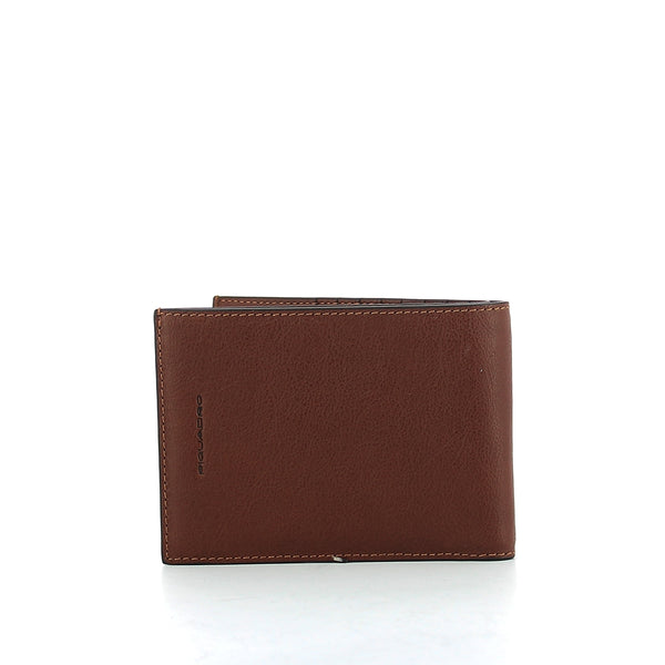 Piquadro - Men wallet with twelve slots Black Square - PU1241B3R - CUOIO