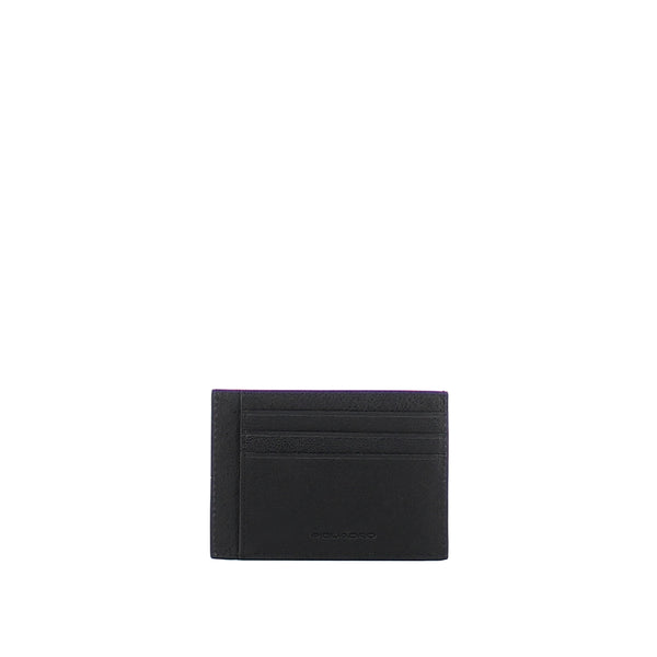 Piquadro - Pocket credit card pouch Black Square - PP2762B3R - NERO