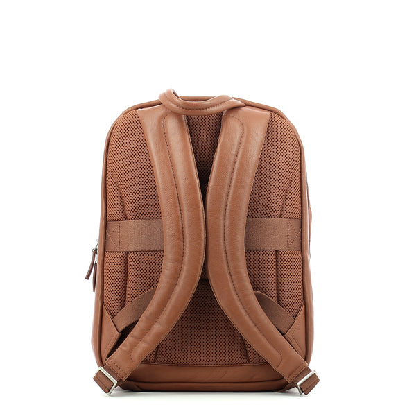 Piquadro - Leather Backpack Medium - CA3214X2 - CUOIO