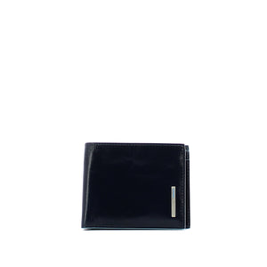 Piquadro - Men wallet with coin pouch Blue Square - PU4188B2R - BLU2