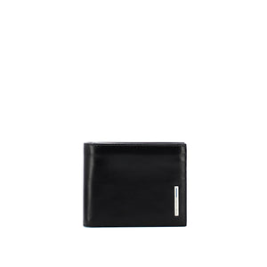Piquadro - Men wallet with coin pouch Blue Square - PU4518B2R - NERO