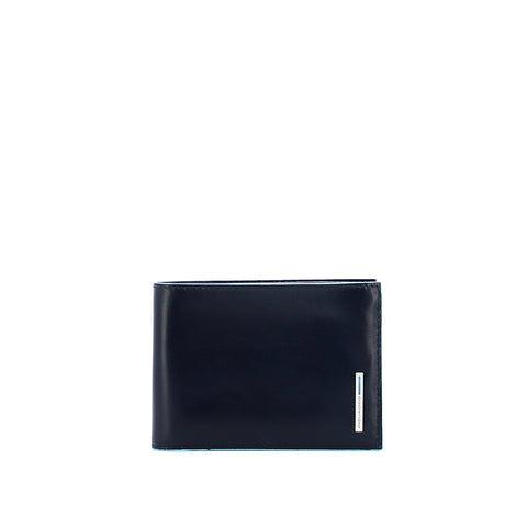 Piquadro - Men wallet with coin pouch Blue Square - PU257B2R - BLU2
