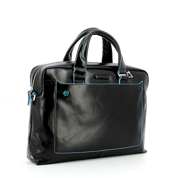 Piquadro - Computer portfolio briefcase Blue Square 14.0 - CA3335B2 - NERO