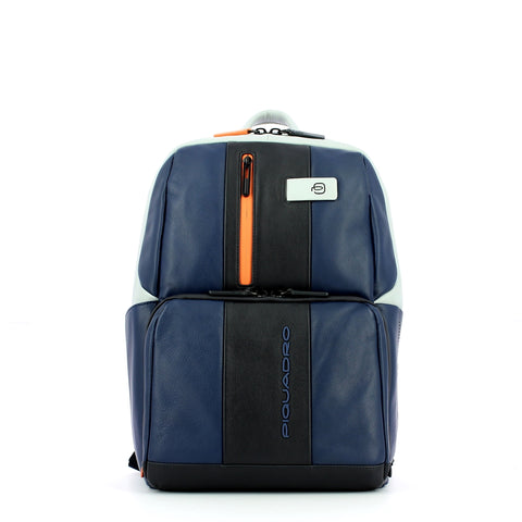 Piquadro - Small Laptop Backpack Urban 14.0 - CA3214UB00 - BLU/GRIGIO
