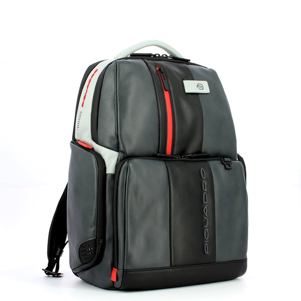 Piquadro - Fast-Check Laptop Backpack 15.6 Urban - CA4532UB00 - GRIGIO/NERO