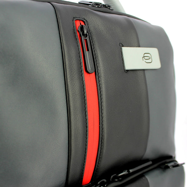 Piquadro - Anti-theft fast-Check Laptop Backpack 15.6 Urban - CA4550UB00BM - GRIGIO/NERO