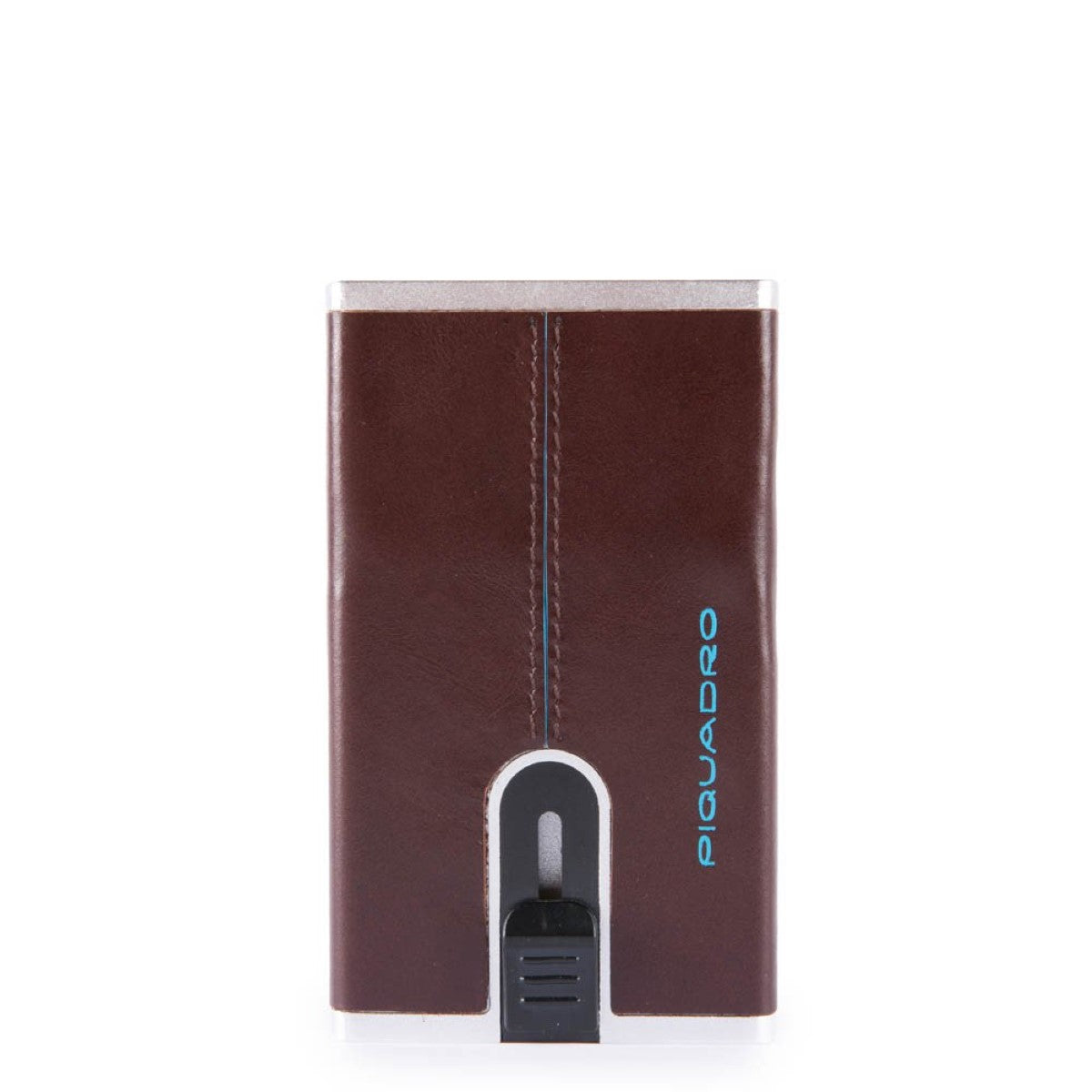 Piquadro - Porta carte di credito con Sliding System Blue Square - PP4825B2R - MOGANO