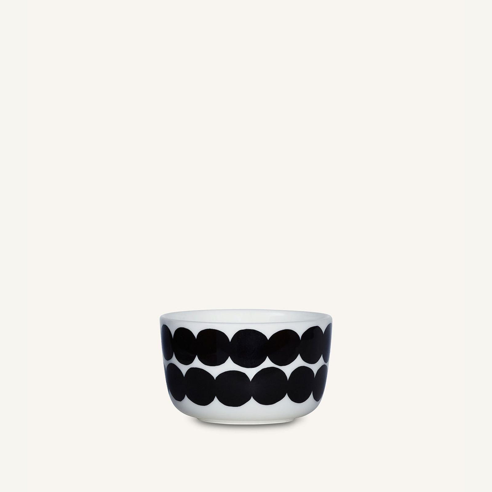 Marimekko - Oiva/ Siirtolapuutarha bowl 2,5 dl - 067266 - WHITE,/BLACK