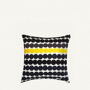 Marimekko - Räsymatto Cushion Cover 50x50 cm - 067371 - WHITE,/BLACK,/Y