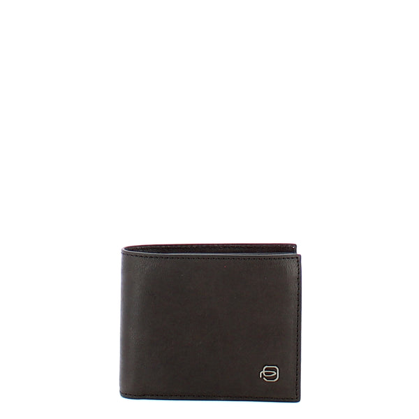 Piquadro - Portafoglio con portamonete RFID Black Square - PU4823B3R - TESTA/MORO