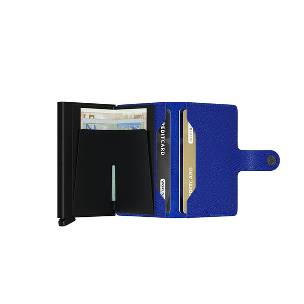 Secrid - Miniwallet Crisple RFID Blue Black - MC-BLUE-BLACK - BLUE-BLACK