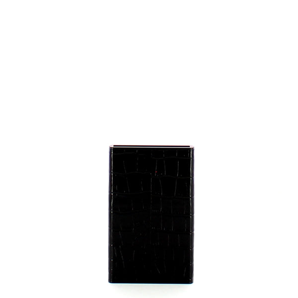 Piquadro -Porta carte di Credito Con滑動系統Akron RFID -PP4825SOR -Nero/Cocco