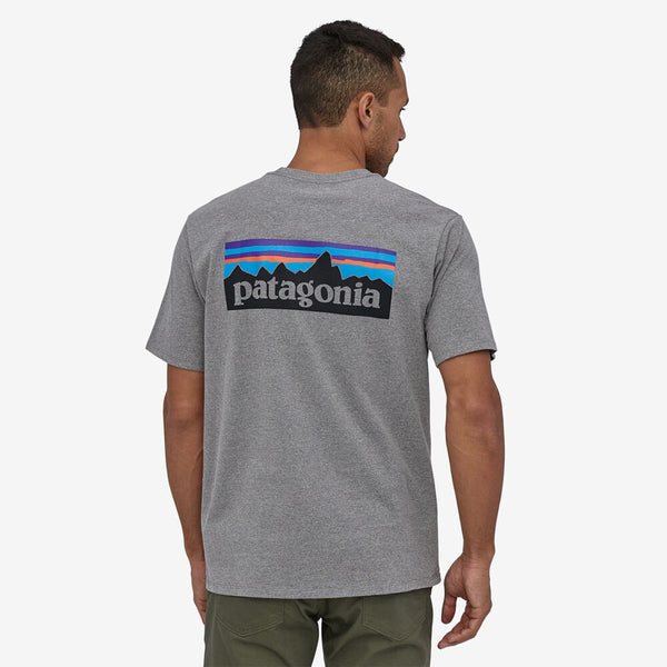 Patagonia - Men's P-6 Logo Responsibili-Tee® Gravel Heather - 38504 - GRAVEL/HEATHER