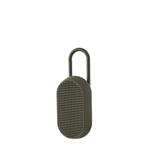 Lexon - Mino T Speaker Bluetooth® con moschettone Verde Kaki - XLA124 - VERDE/KAKI