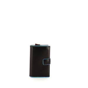 Piquadro - Porta carte di credito con Sliding System RFID Blue Square - PP5649B2R - NERO
