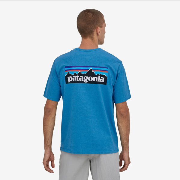 Patagonia - Men's P-6 Logo Responsibili-Tee® Anacapa Blue - 38504 - ANACAPA/BLUE