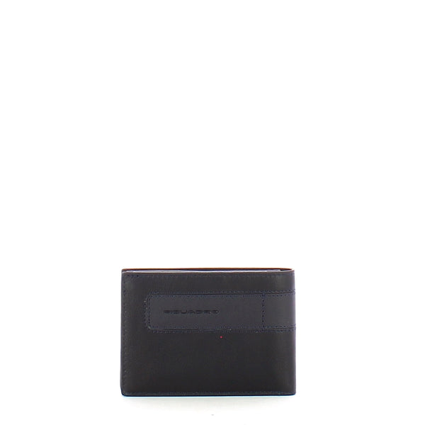 Piquadro - Portafoglio con portamonete RFID Bae - PU1392S98R - BLU