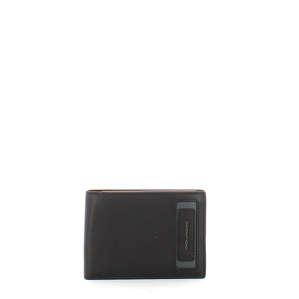 Piquadro - Portafoglio con portamonete RFID Dionisio - PU1392W103R - NERO