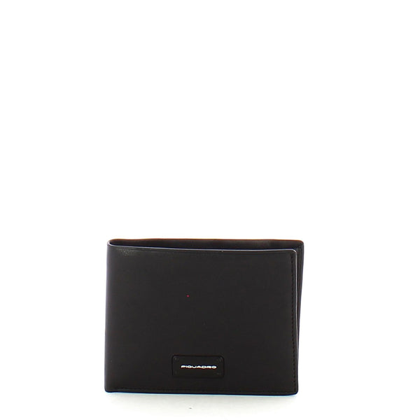 Piquadro - Portafoglio RFID con portamonete con zip Harper - PU5760APR - NERO