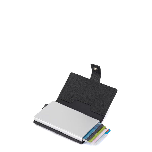 Piquadro -Porta carte di Credito Con Sliding System RFID Modus Special- PP5649MOSR -Nero