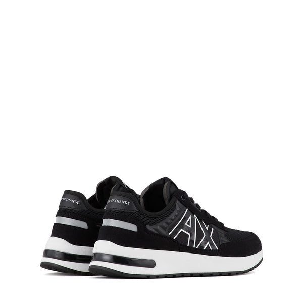 Armani Exchange - Sneakers in mesh con suola maxi Black - XUX090XV276 - BLACK