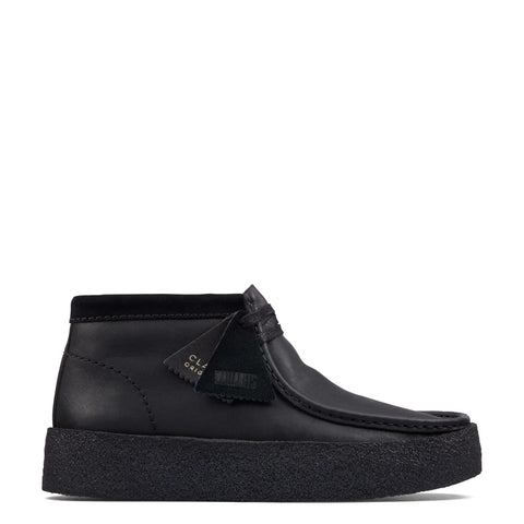 Clarks - Scarpa Wallabee Cup Bt Black Leather - 26163169 - BLACK/LEATHER