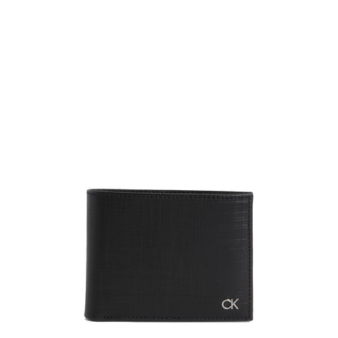 Calvin Klein - Portafoglio RFID saffiano con portamonete Black - K50K510878 - BLACK