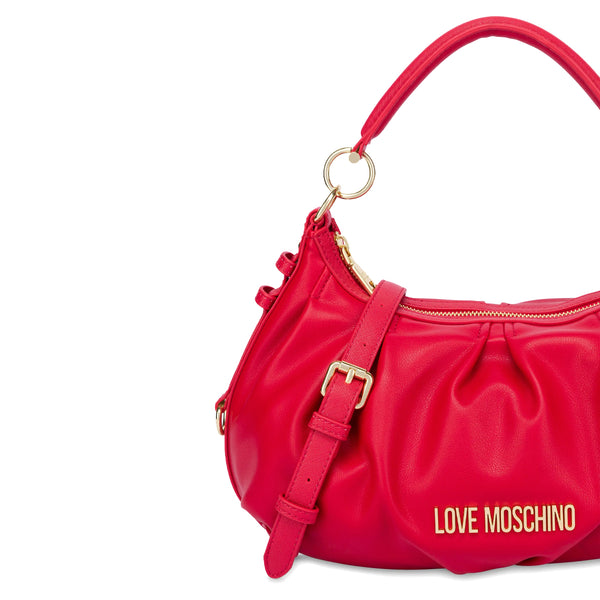 Love Moschino - Borsa a mano con foulard City Bag Rosso - JC4041PP1G - ROSSO