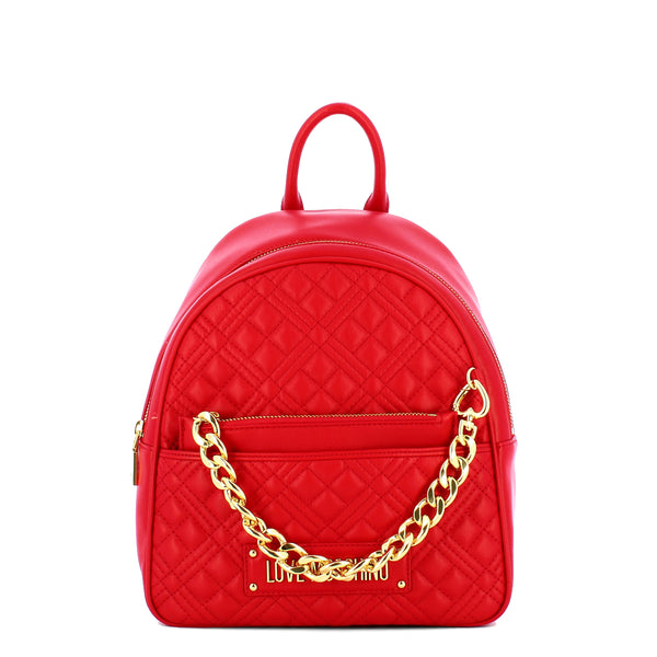 Love Moschino - Zaino Shiny Quilted Rosso - JC4018PP1G - ROSSO
