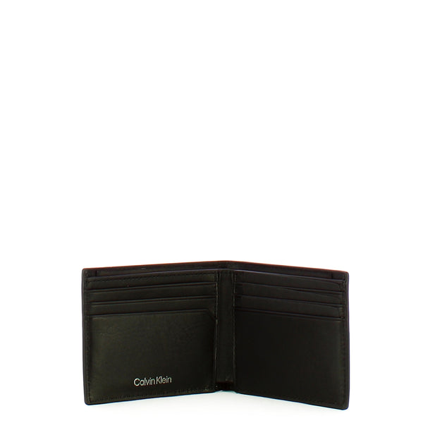 Calvin Klein - Portafoglio Modern Bar Black Saffiano - K50K511672 - BLACK/SAFFIANO