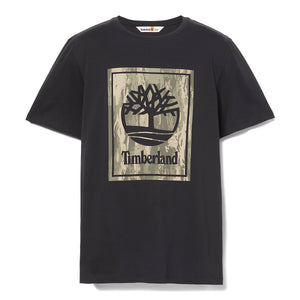 Timberland - T-Shirt Stack Logo Black - TB0A5UBF - BLACK