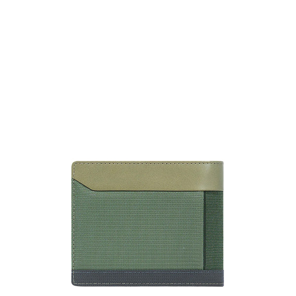 Piquadro - Portafoglio con portadocumenti RFID in tessuto riciclato Steve - PU4518S131R - VERDE