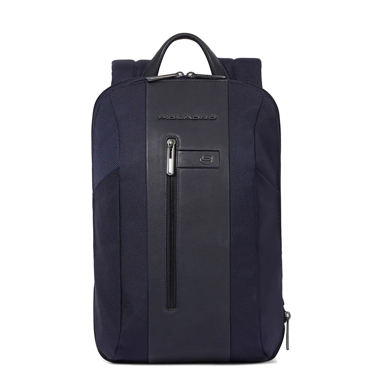 Piquadro - Zaino Sottile Porta PC Espandibile Brief 15.6 in tessuto riciclato - CA6384BR2 - BLU