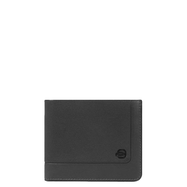 Piquadro - Portafoglio con porta documenti rimovibile RFID David - PU3891S130R - NERO