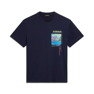 Napapijri - T-Shirt Canada Blu Marine - NP0A4HQM - BLU/MARINE