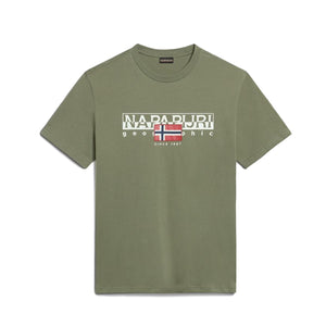 Napapijri - T-Shirt Aylmer Green Lichen - NP0A4HTO - GREEN/LICHEN