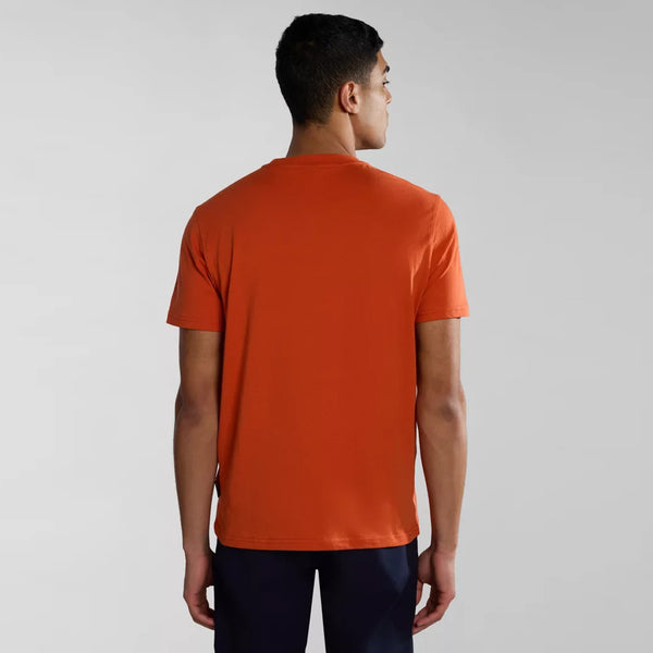Napapijri - T-Shirt Aylmer Orange Burnt - NP0A4HTO - ORANGE/BURNT