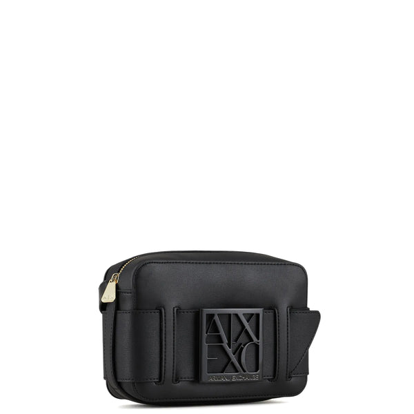 Armani Exchange - Camera Case logata con fibbia Nero - 9426990A874 - NERO