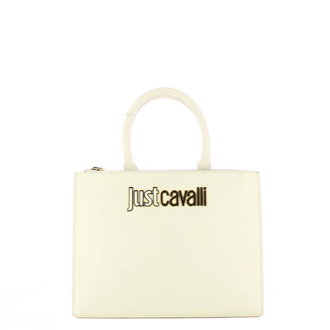 Just Cavalli - Borsa a mano Metal Lettering White - 76RA4BB1ZS766 - WHITE