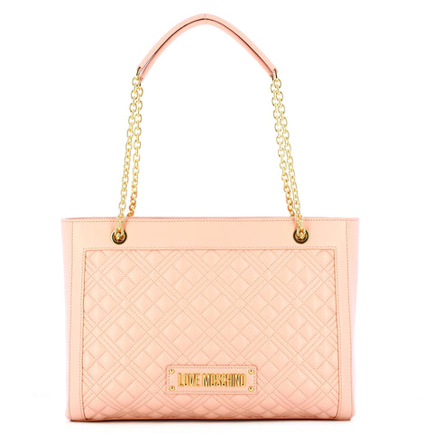 Love Moschino - Shopper Shiny Quilted Cipria - JC4006PP1H - CIPRIA