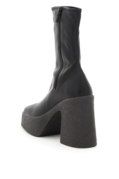 Stella mccartney thick heel stretch boots 800252 W1IL0 BLACK