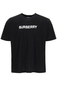 Burberry harriston replen t-shirt with logo print 8084233 BLACK